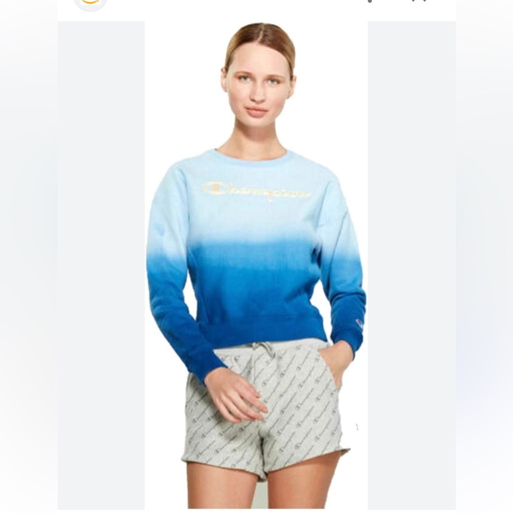 EUC Champion Size L Dip Dye Reverse Weave Sweatshirt. Worn 1x